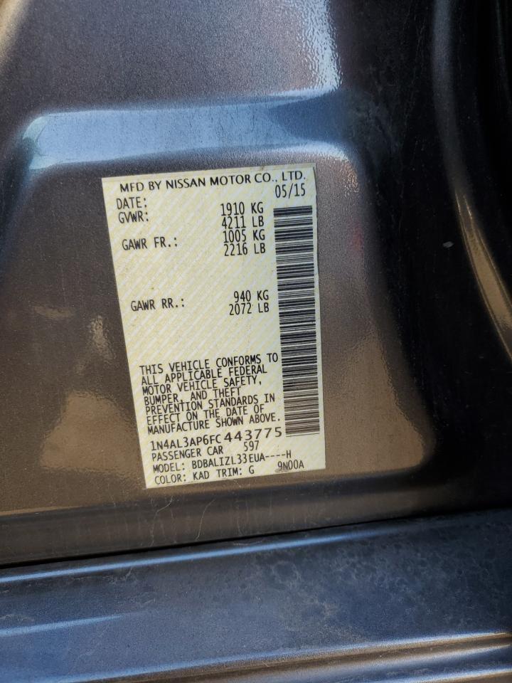 2015 NISSAN ALTIMA