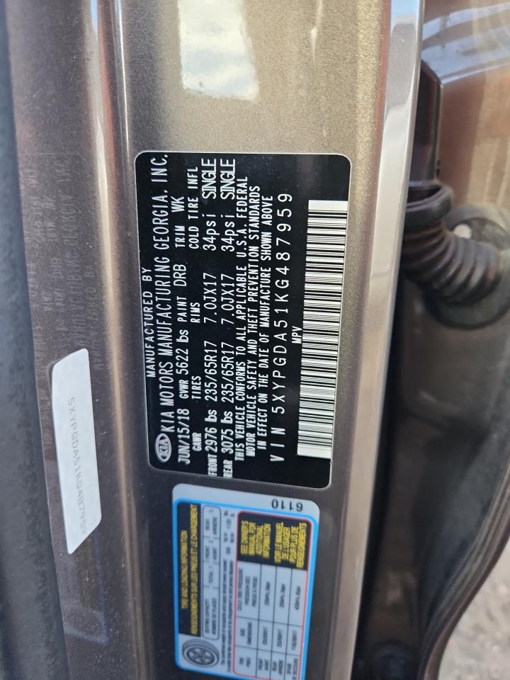 2019 KIA SORENTO