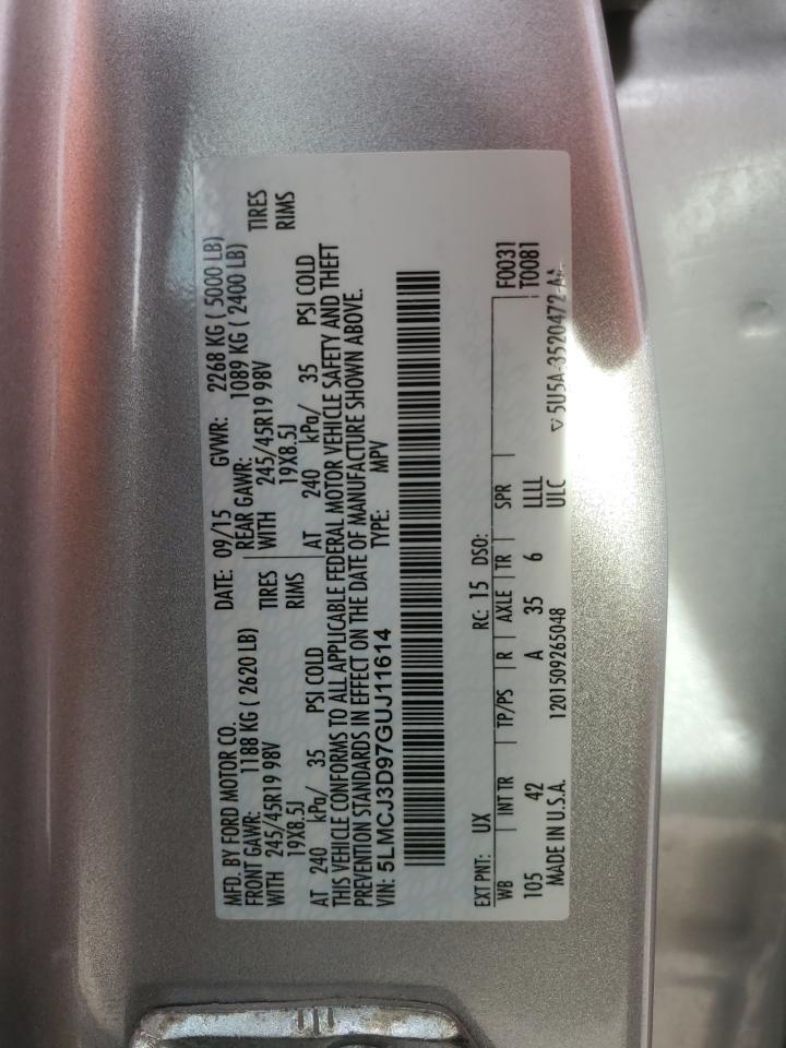 2016 LINCOLN MKC