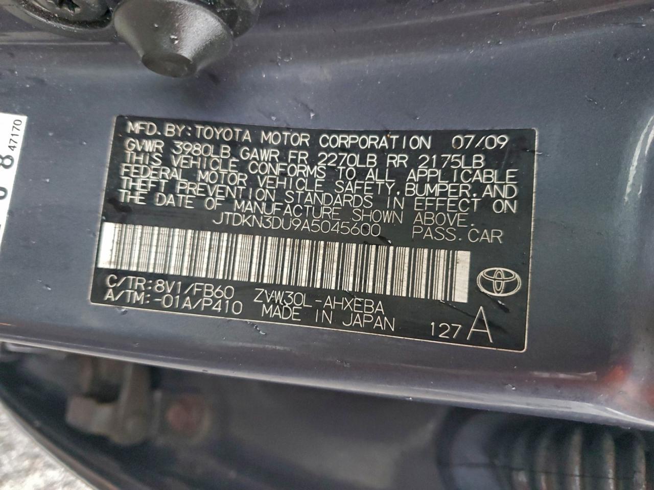 2010 TOYOTA PRIUS