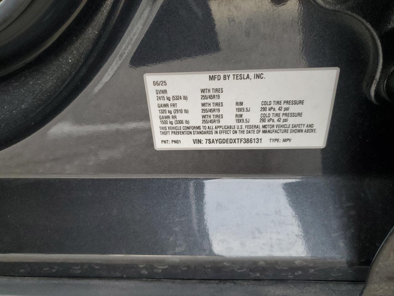 2026 TESLA MODEL Y