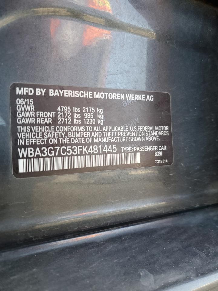 2015 BMW 3 SERIES