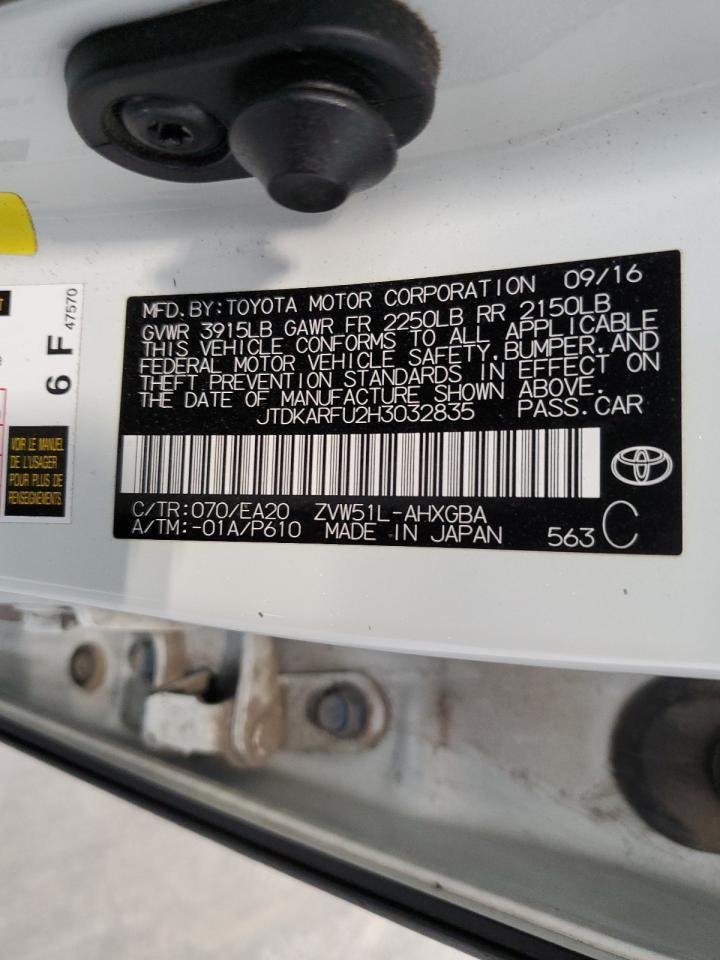 2017 TOYOTA PRIUS