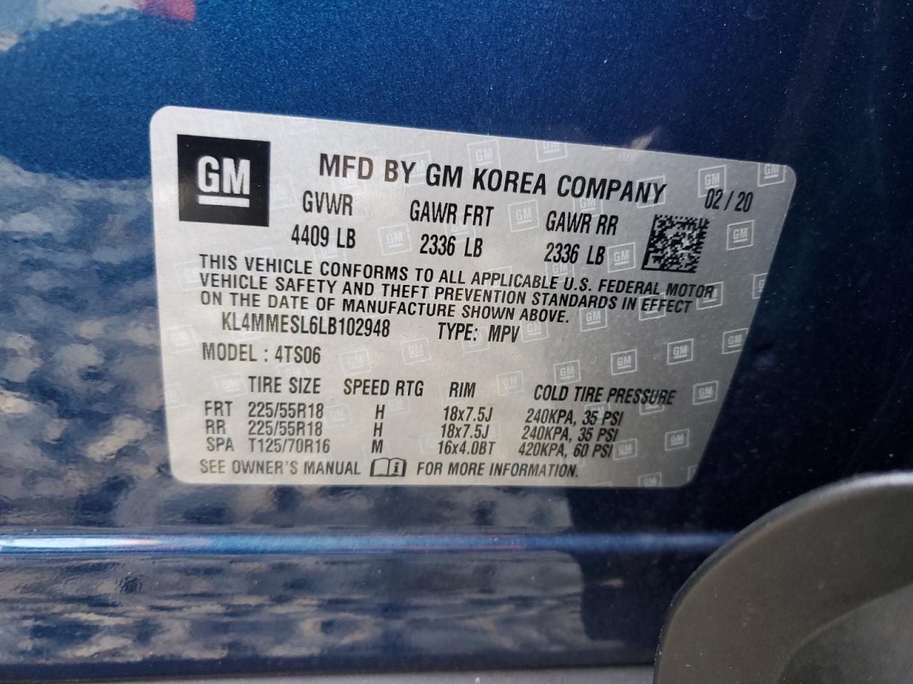2020 BUICK Encore GX
