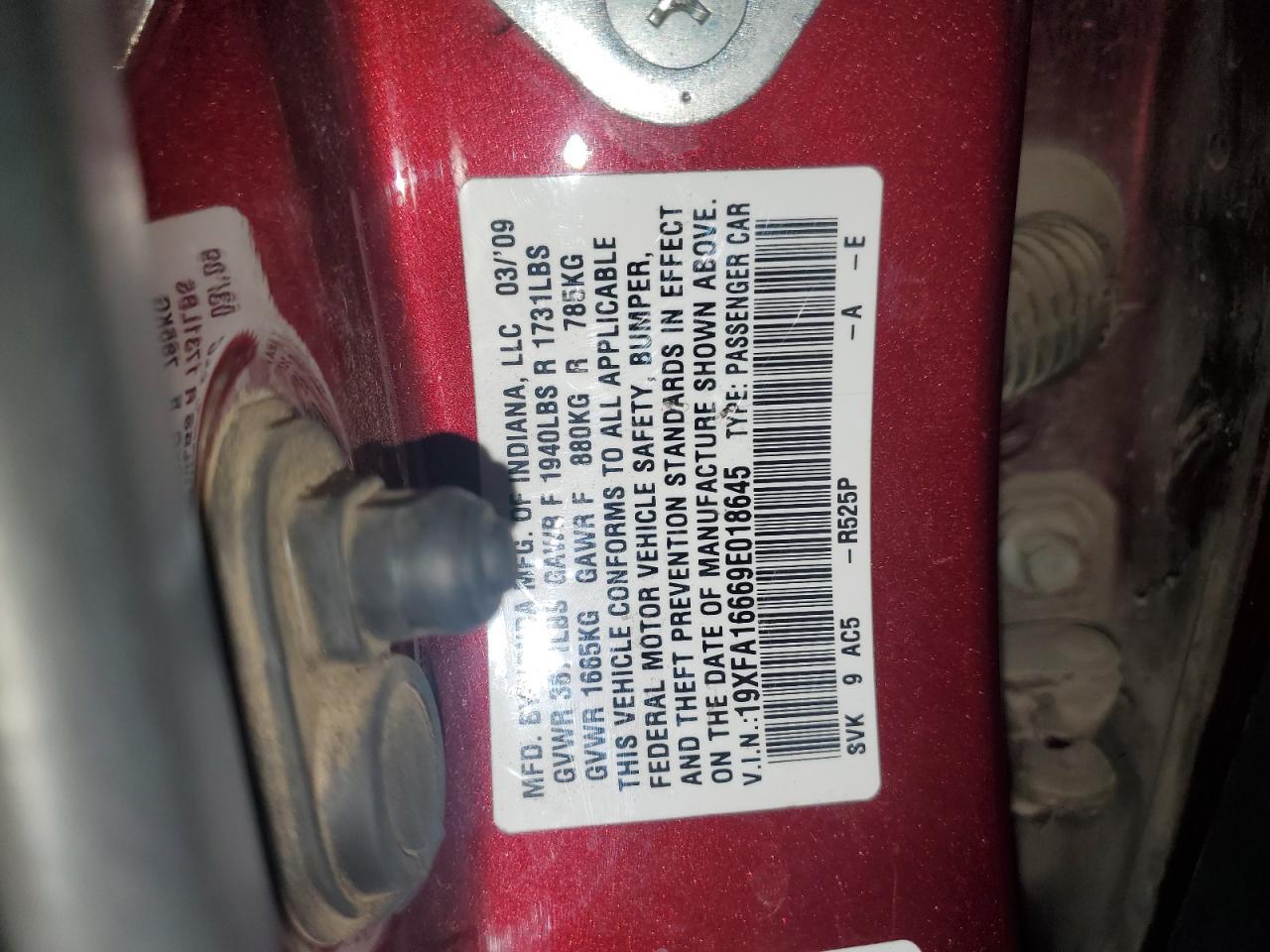 2009 HONDA CIVIC