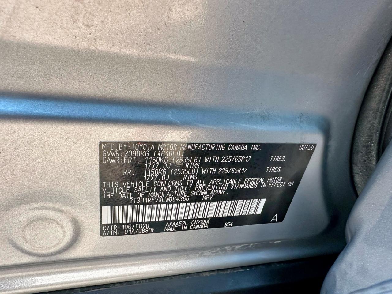 2020 TOYOTA RAV4