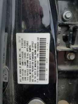 2012 HONDA ACCORD