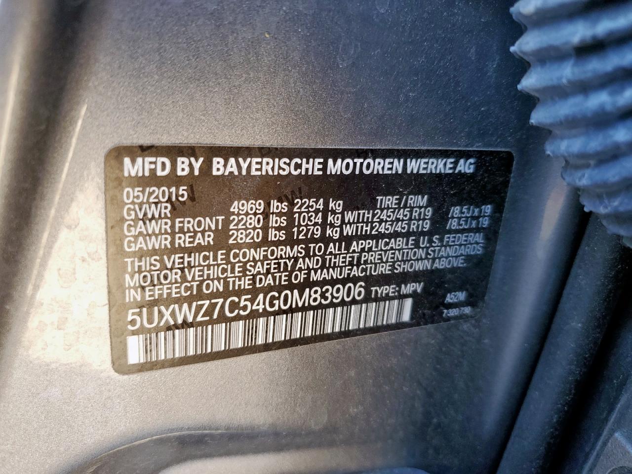 2016 BMW X3