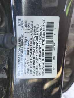2018 HONDA CIVIC
