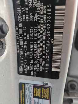 2012 KIA SORENTO