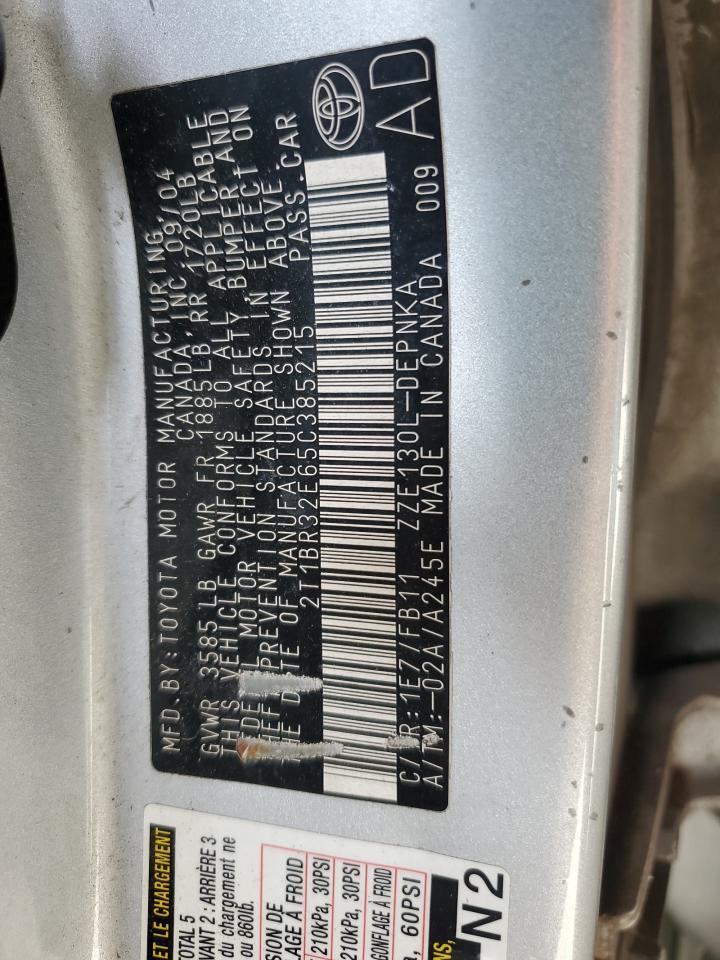2005 TOYOTA COROLLA
