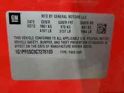 2012 CHEVROLET CRUZE