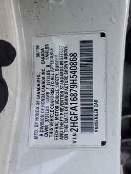 2009 HONDA CIVIC