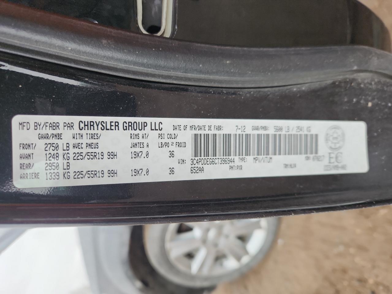 2012 DODGE JOURNEY
