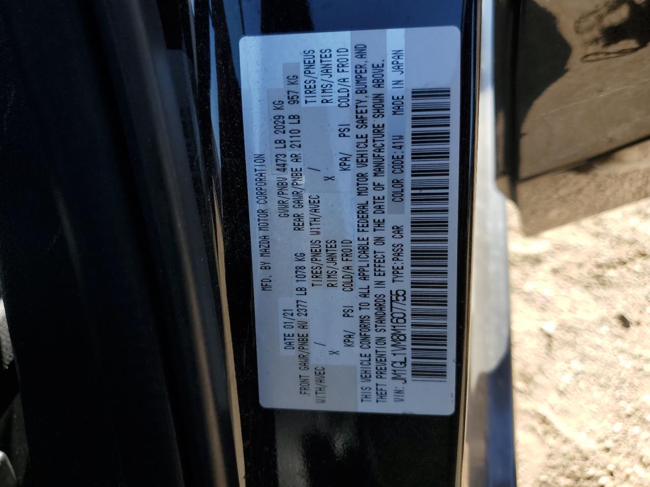 2021 MAZDA 6