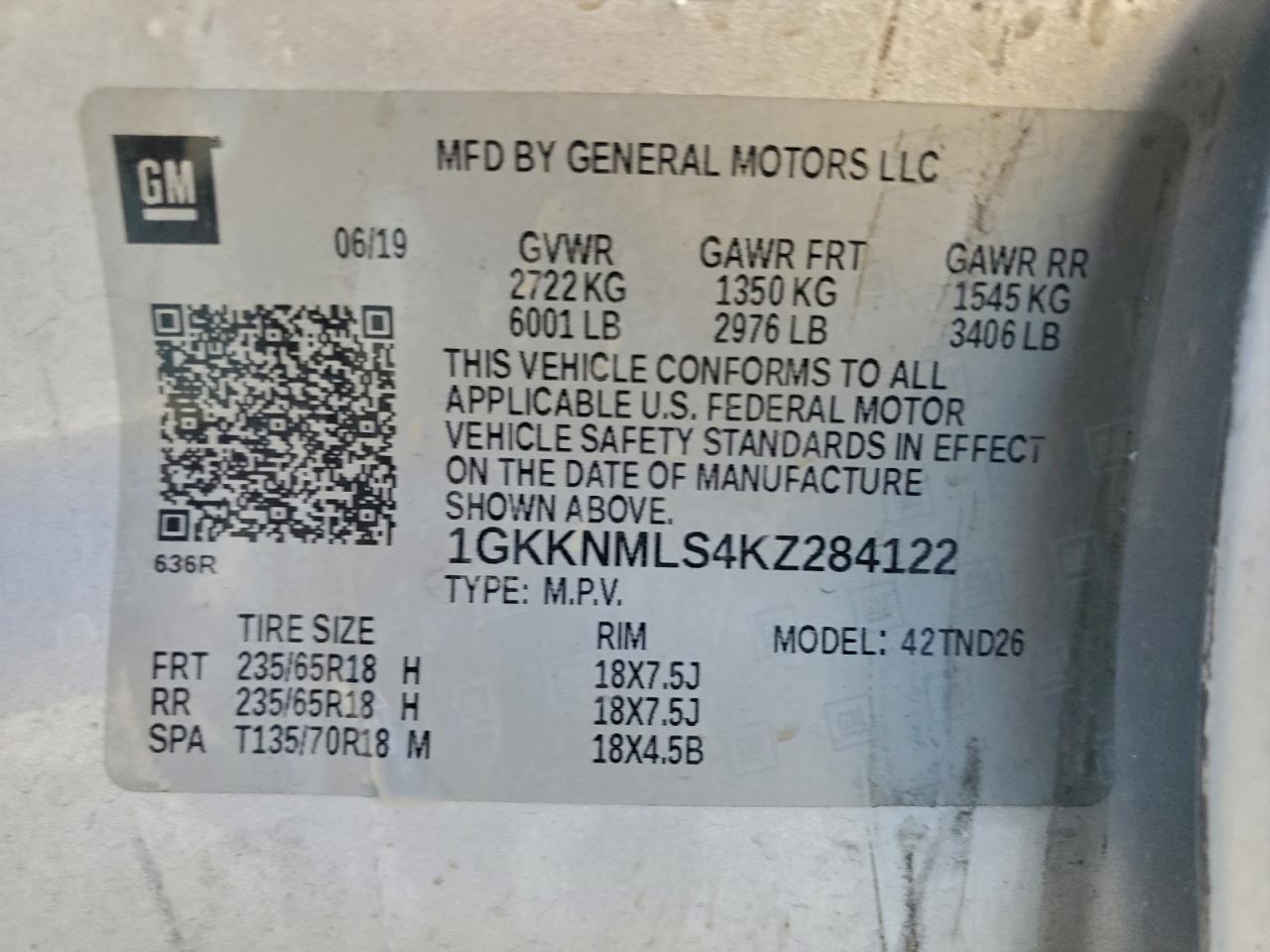 2019 GMC ACADIA