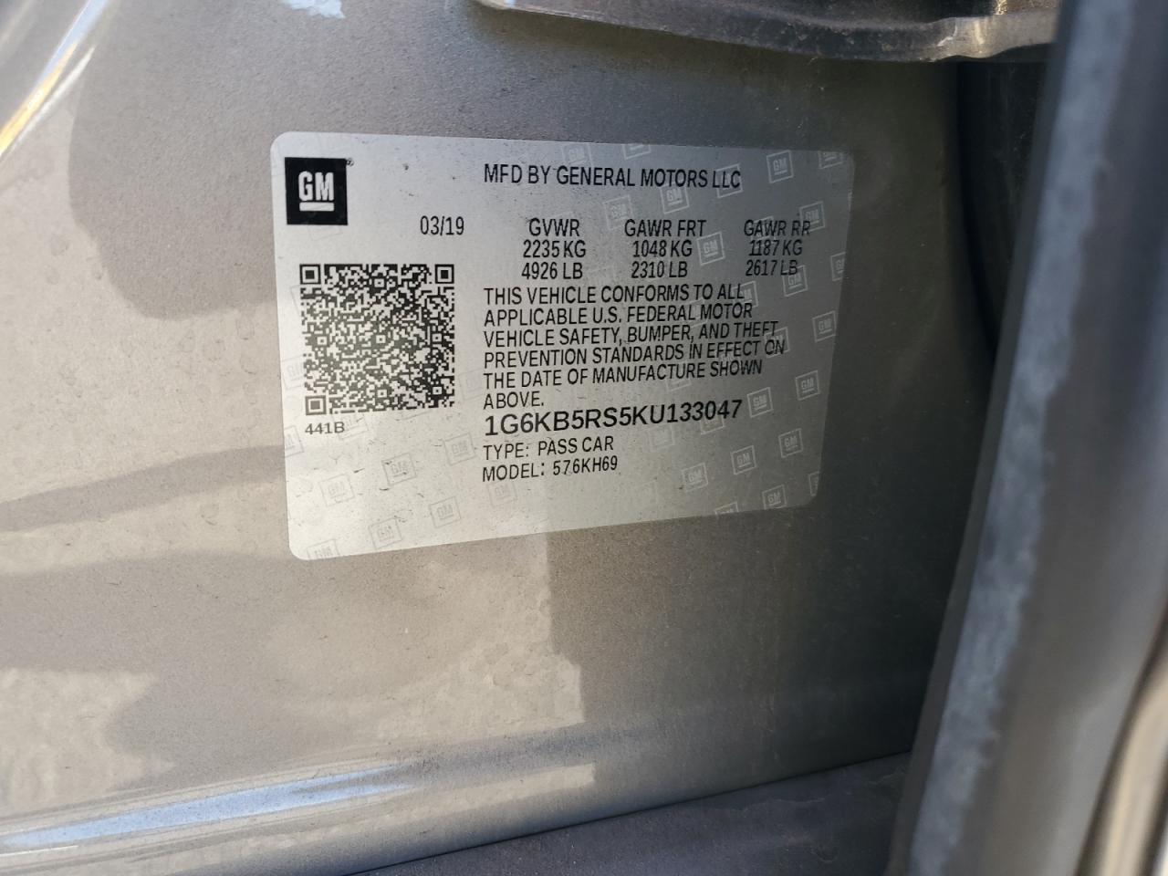 2019 CADILLAC CT6