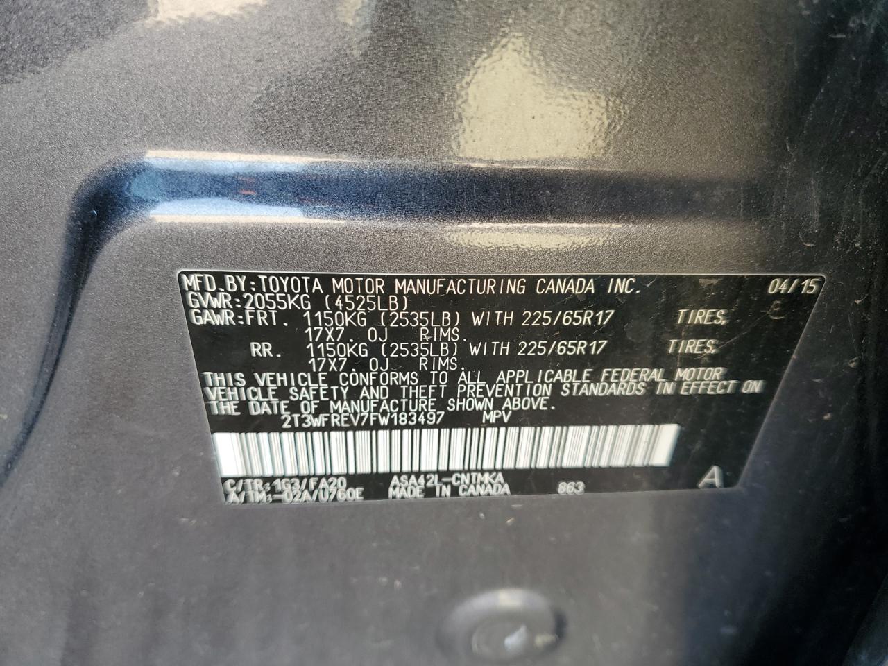 2015 TOYOTA RAV4