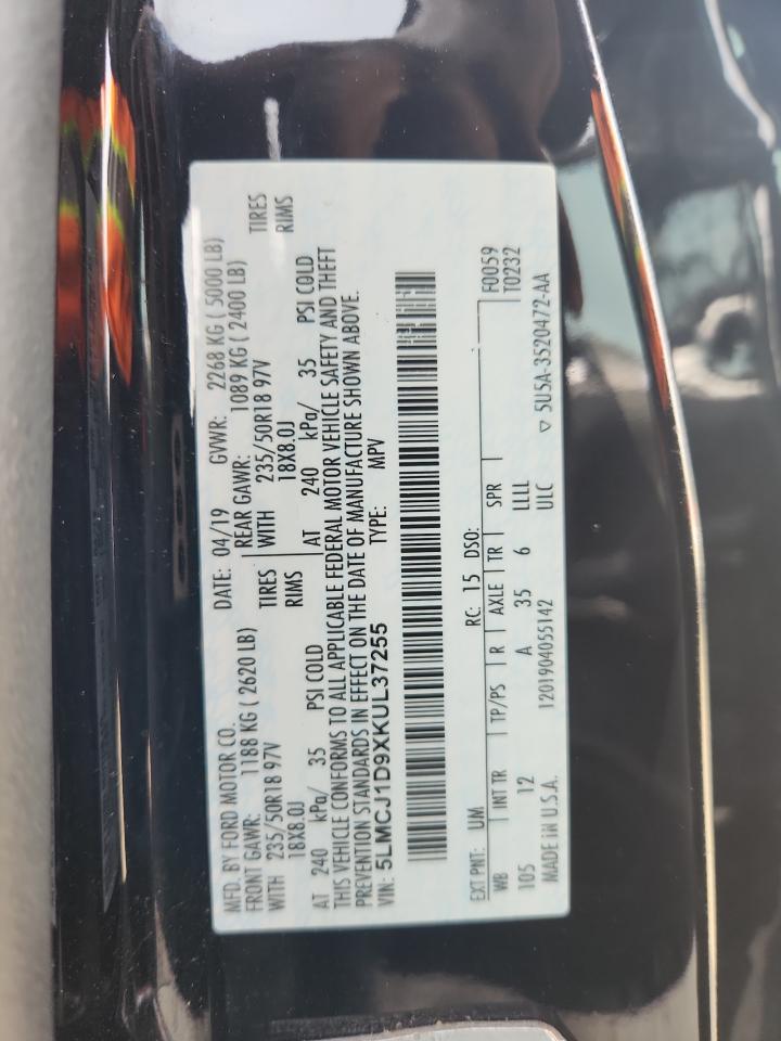 2019 LINCOLN MKC