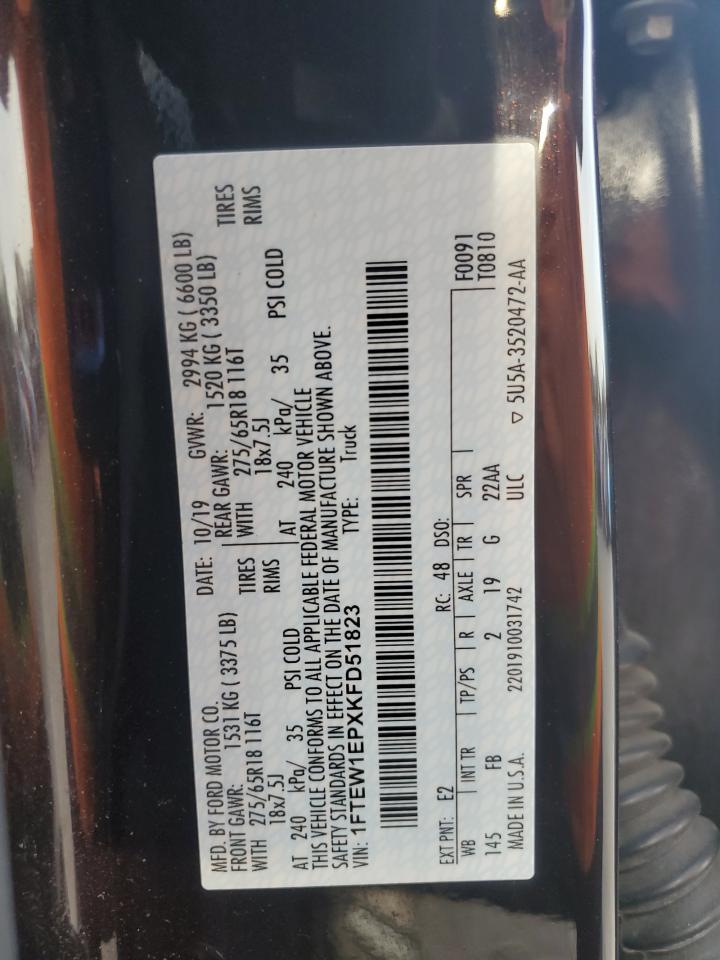 2019 FORD F-150