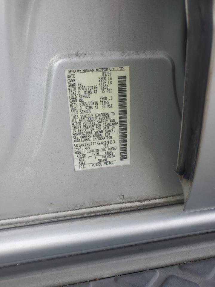 2007 NISSAN PATHFINDER