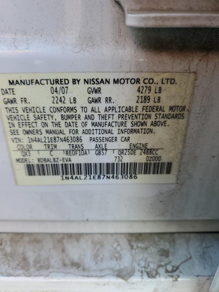 2007 NISSAN ALTIMA