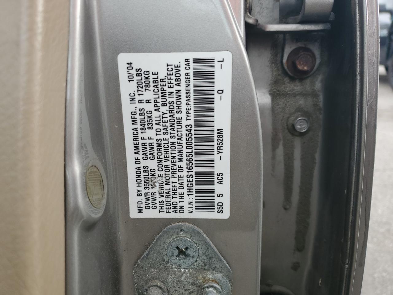 2005 HONDA CIVIC