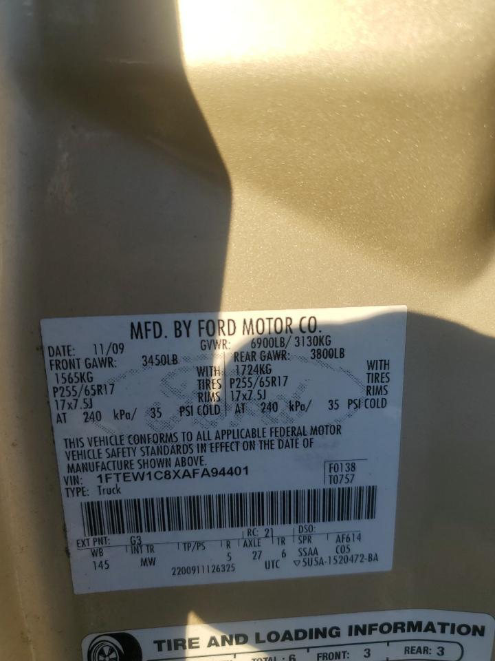 2010 FORD F-150