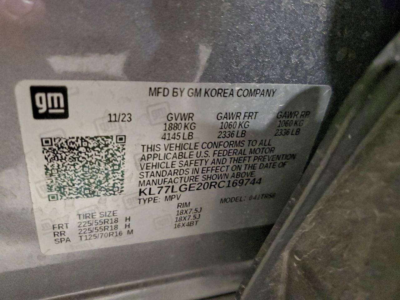 2024 CHEVROLET TRAX