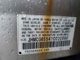 2001 HONDA ACCORD