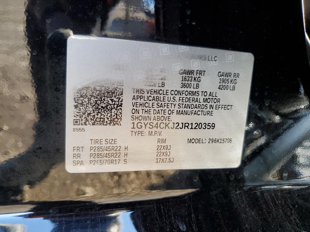 2018 CADILLAC ESCALADE