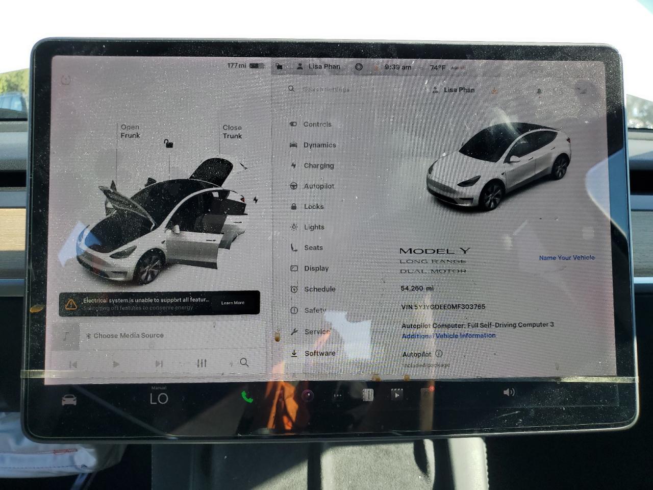 2021 TESLA MODEL Y