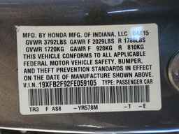 2015 HONDA CIVIC