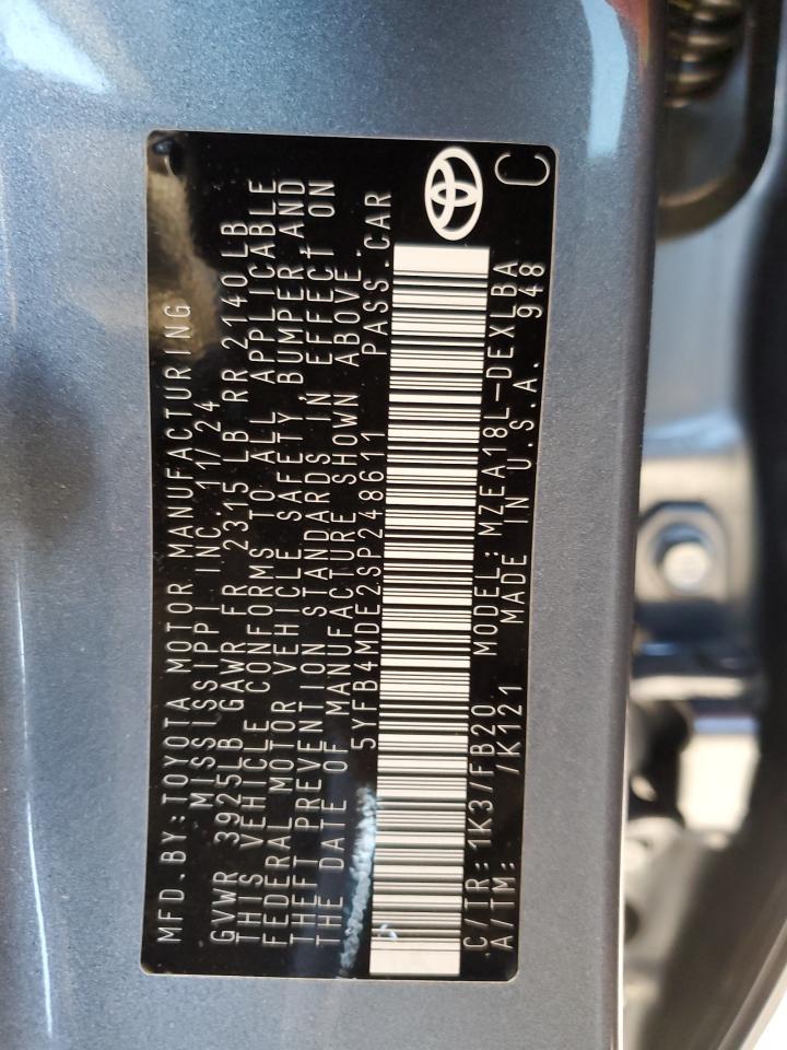 2025 TOYOTA COROLLA