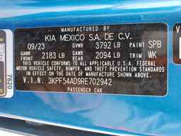 2024 KIA FORTE