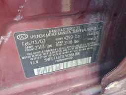 2007 HYUNDAI SONATA