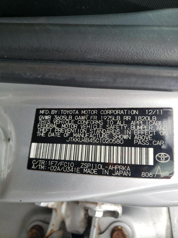 2012 TOYOTA SCION