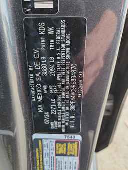 2024 KIA FORTE