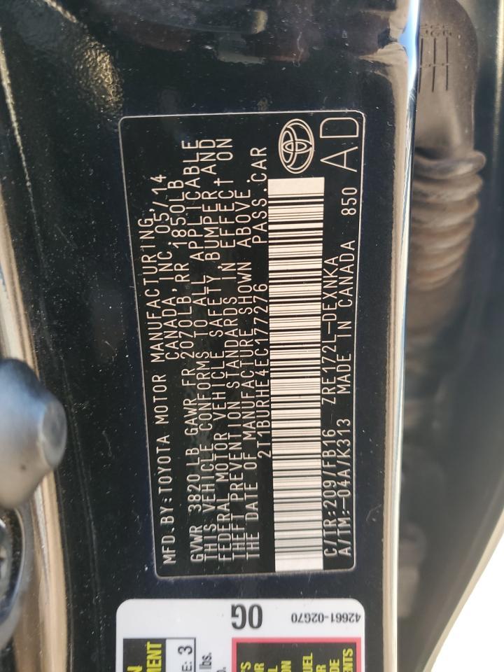 2014 TOYOTA COROLLA