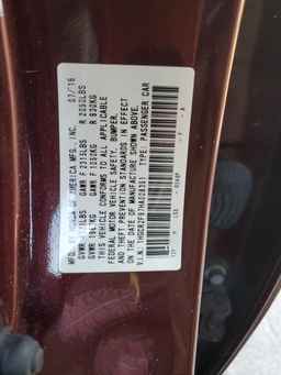 2017 HONDA ACCORD