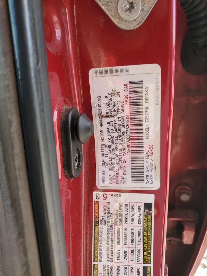 2007 TOYOTA COROLLA
