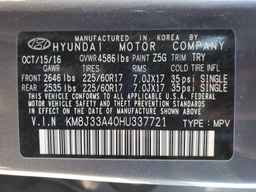 2017 HYUNDAI TUCSON