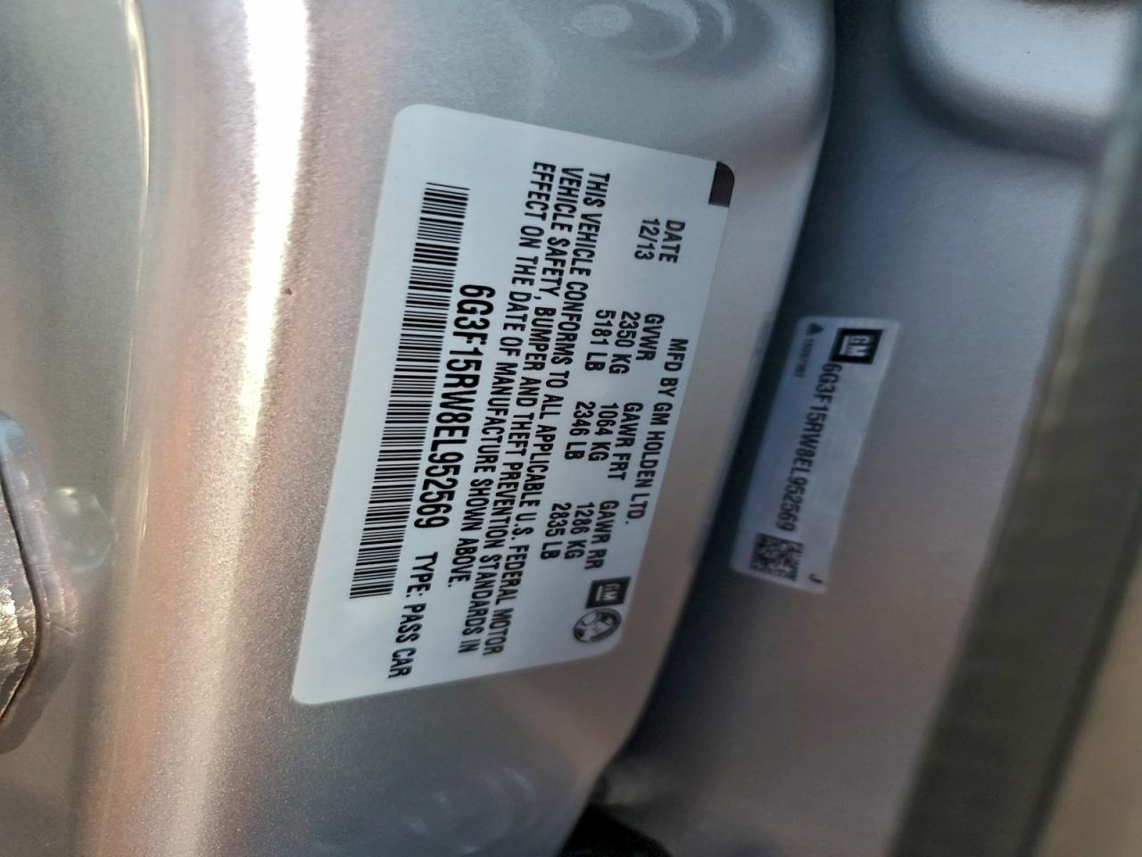 2014 CHEVROLET SS
