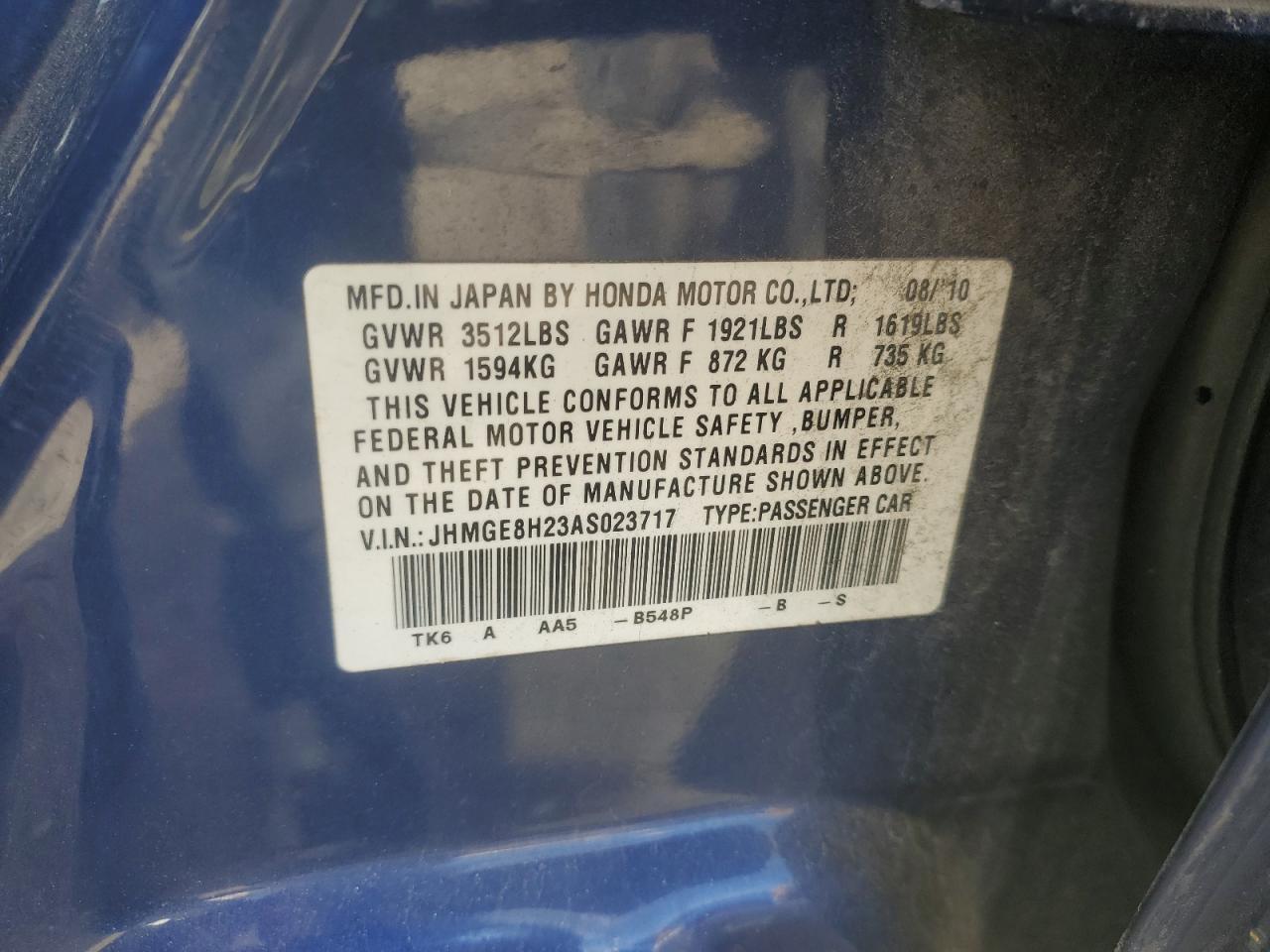 2010 HONDA FIT