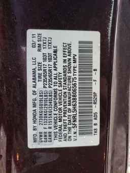 2011 HONDA ODYSSEY