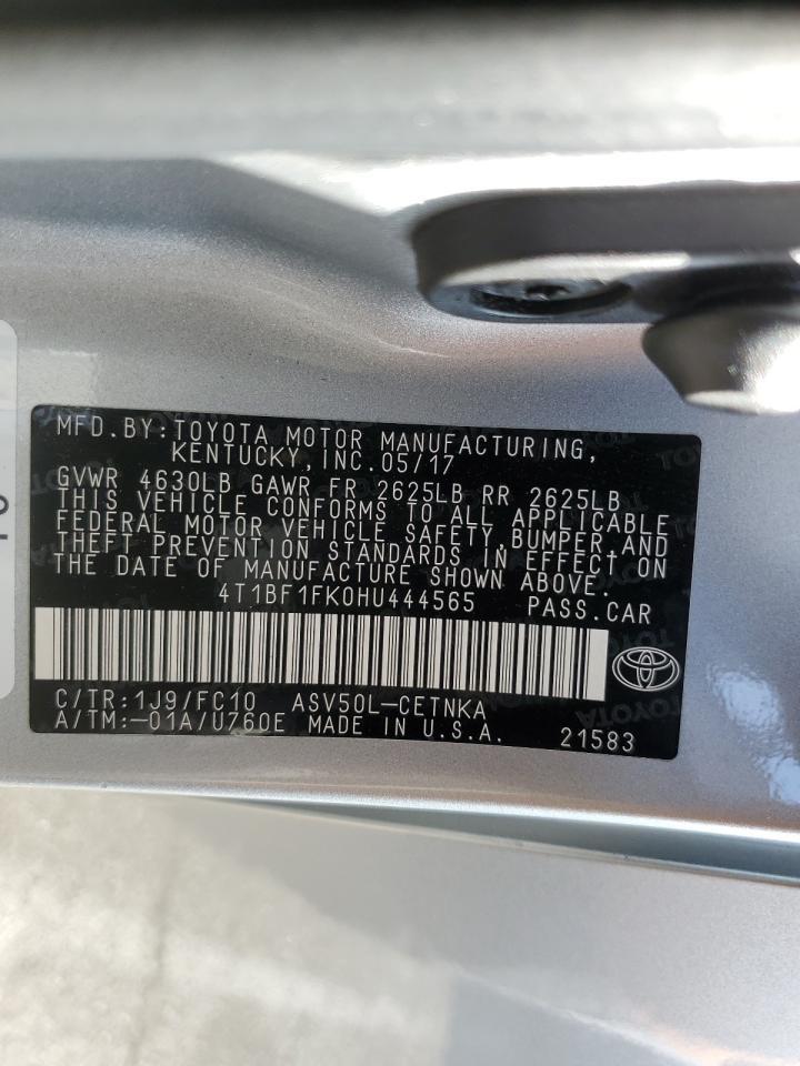 2017 TOYOTA CAMRY