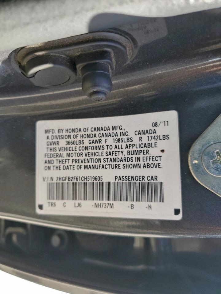 2012 HONDA CIVIC