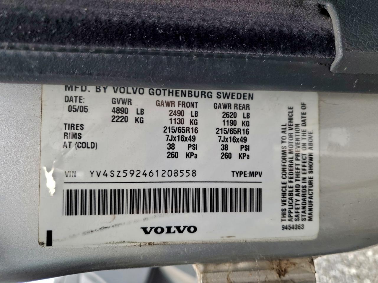 2006 VOLVO XC70