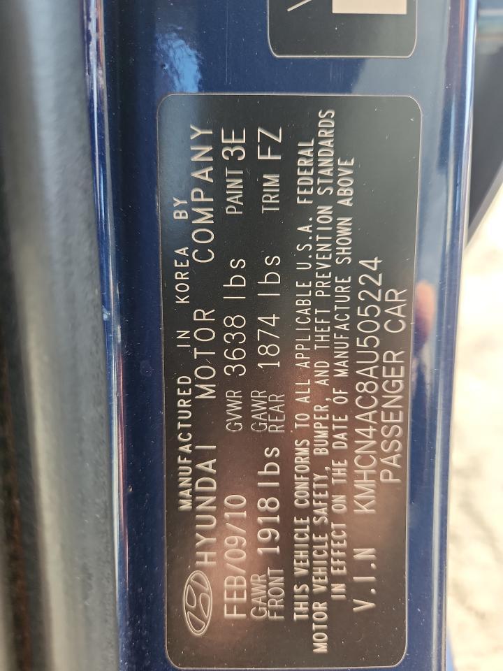 2010 HYUNDAI ACCENT