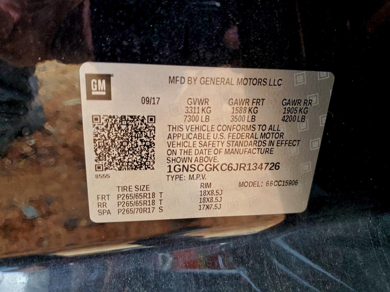 2018 CHEVROLET Suburban